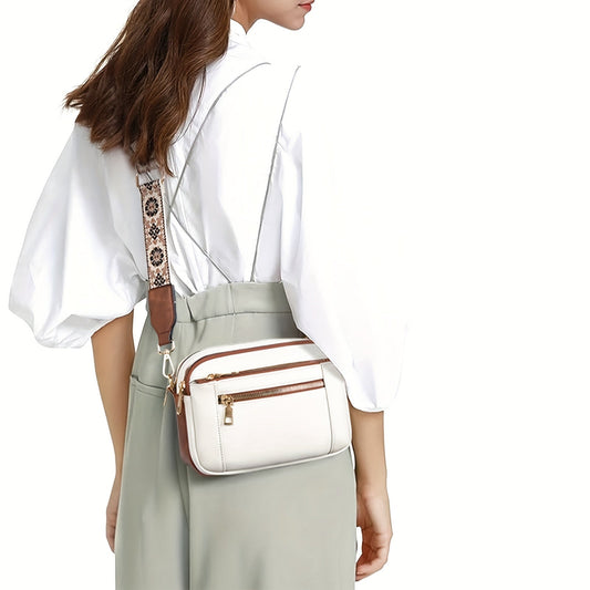 Bolso bandolera - Cremallera y correa ajustable