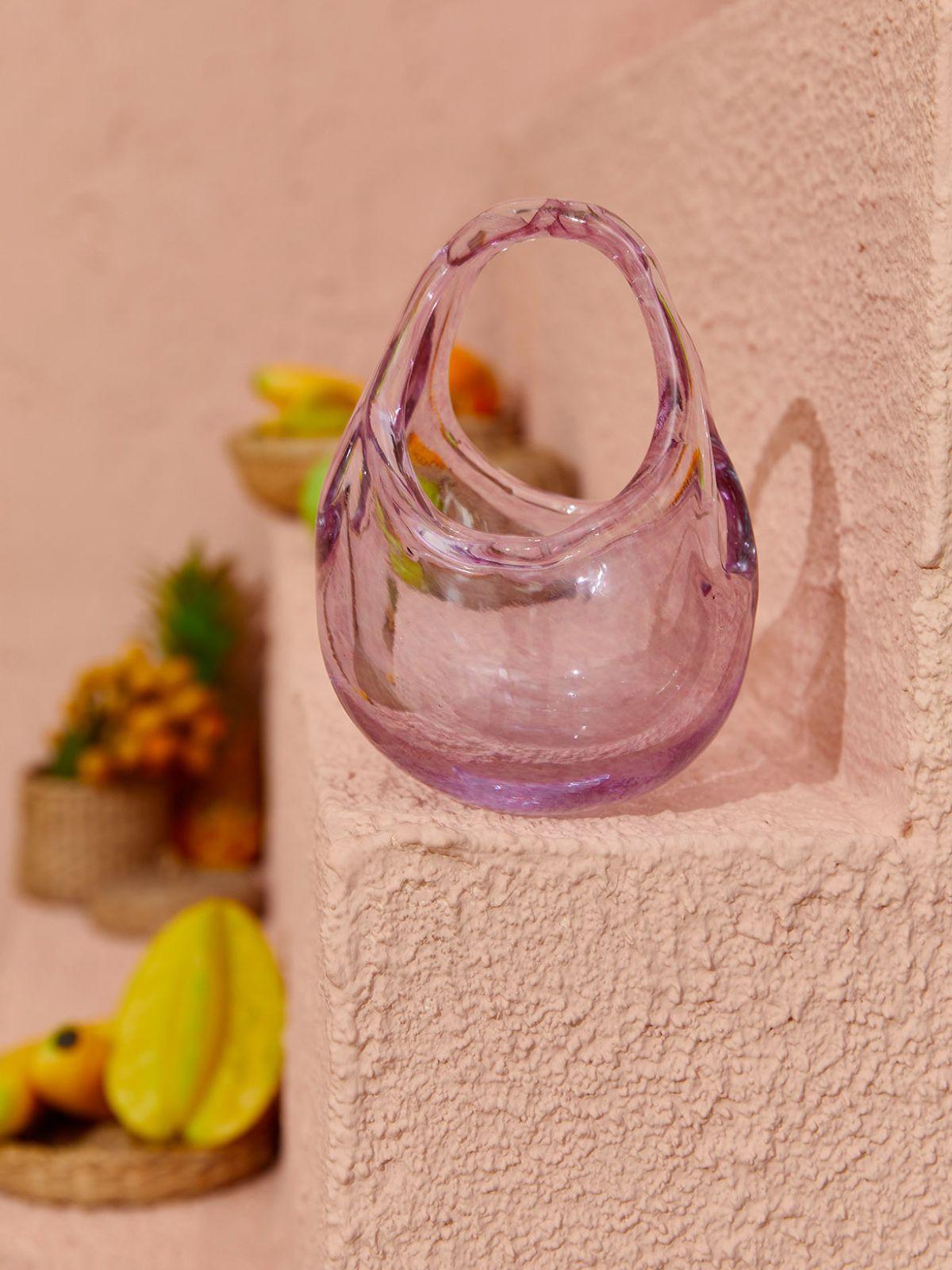 Bolso Elvira de cristal rosa