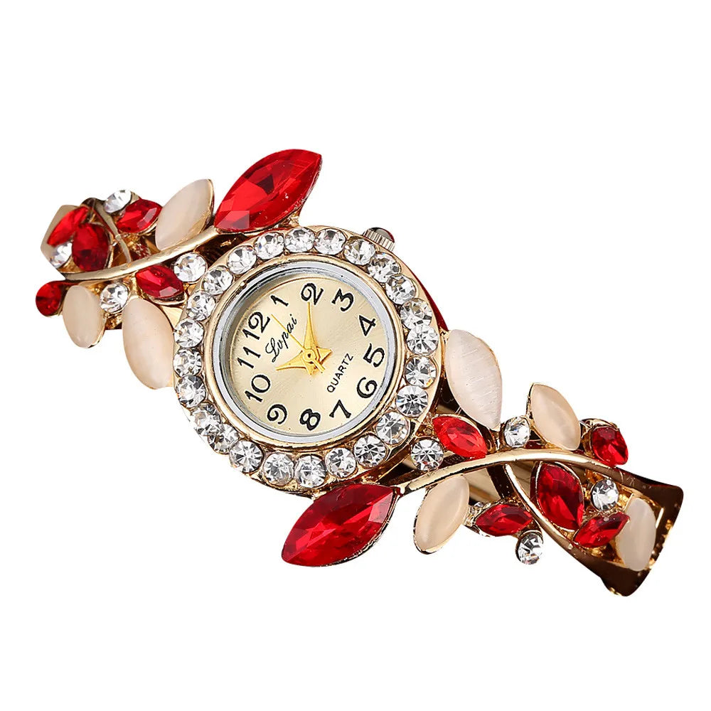 Reloj Pulsera de Lujo para Mujer con Diamantes y Esfera Elegante