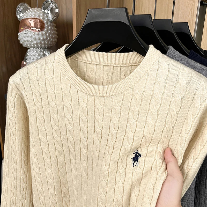 Jersey de punto de lujo para hombre