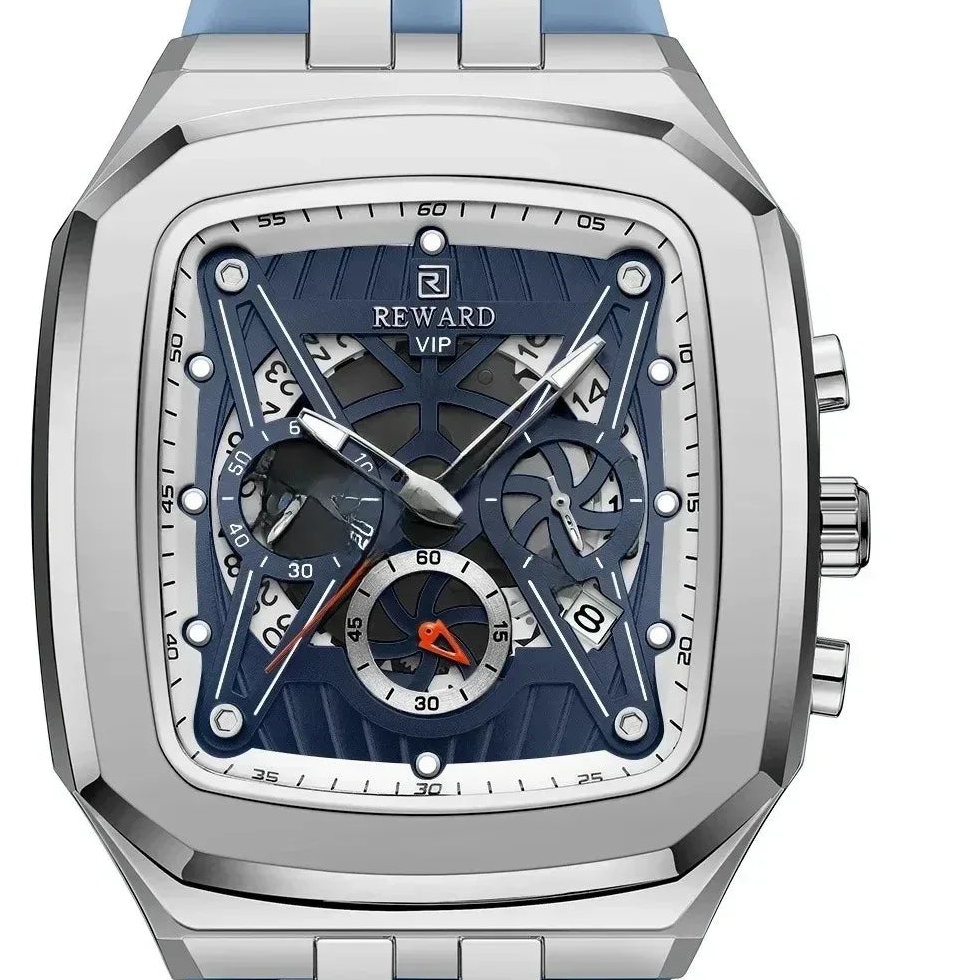 Reloj Deportivo para Hombre, Resistente al Agua, Luminoso, Cronógrafo y Calendario