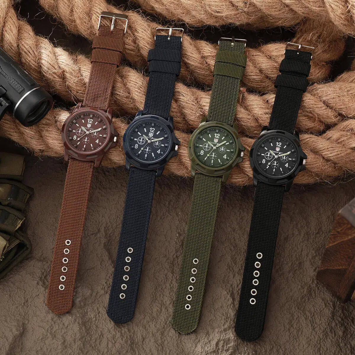 Reloj Militar Deportivo para Hombre – Estilo Casual y Aventurero