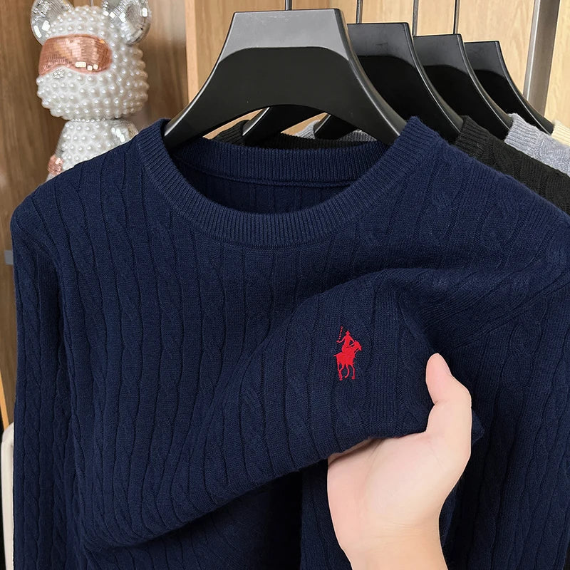 Jersey de punto de lujo para hombre