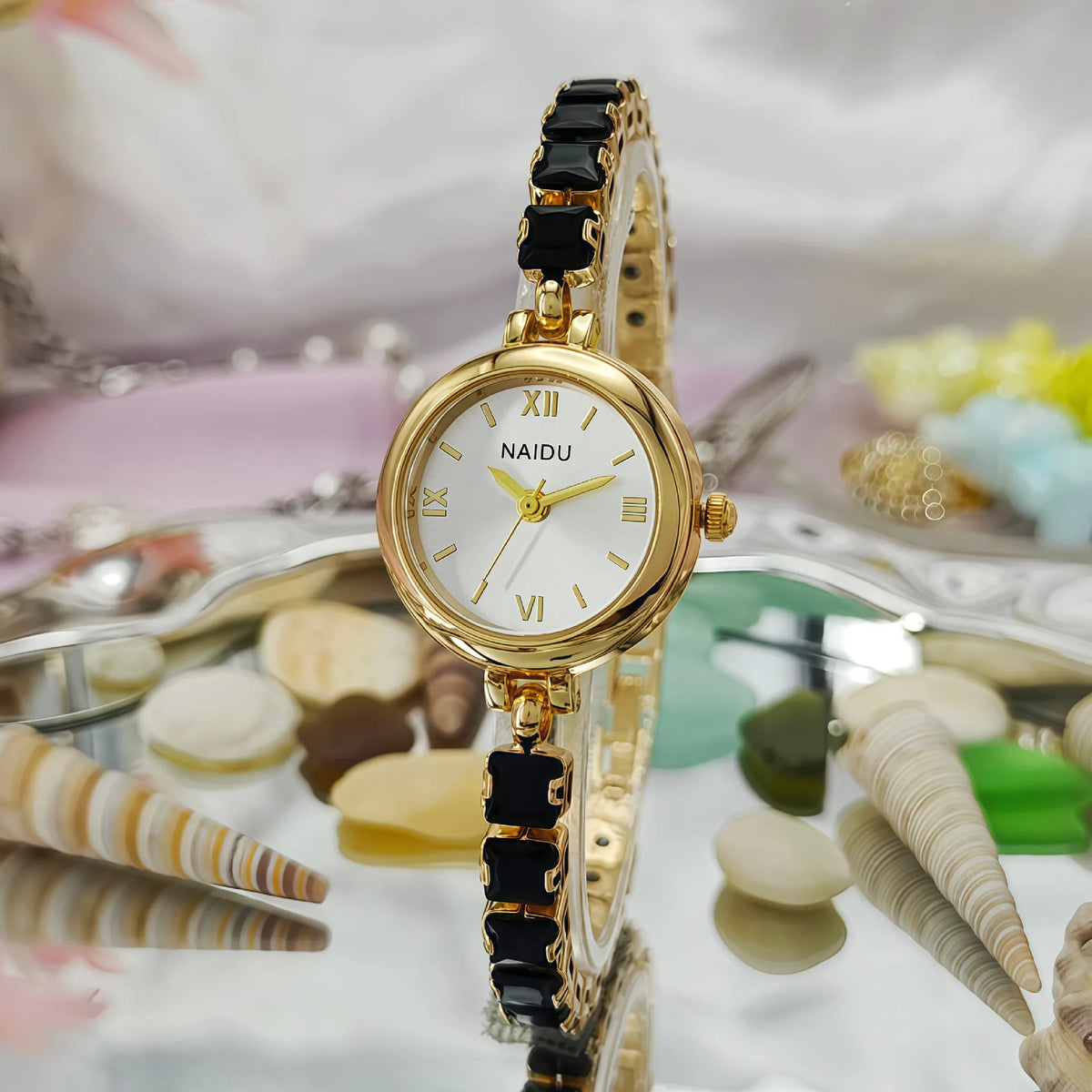 Reloj Pulsera con Diamantes para Mujer