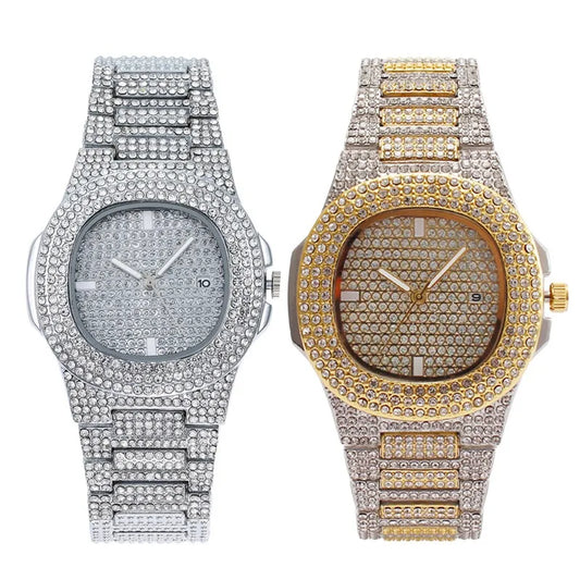 Reloj de Mujer Full Diamond con Calendario · Lujo en tu Muñeca
