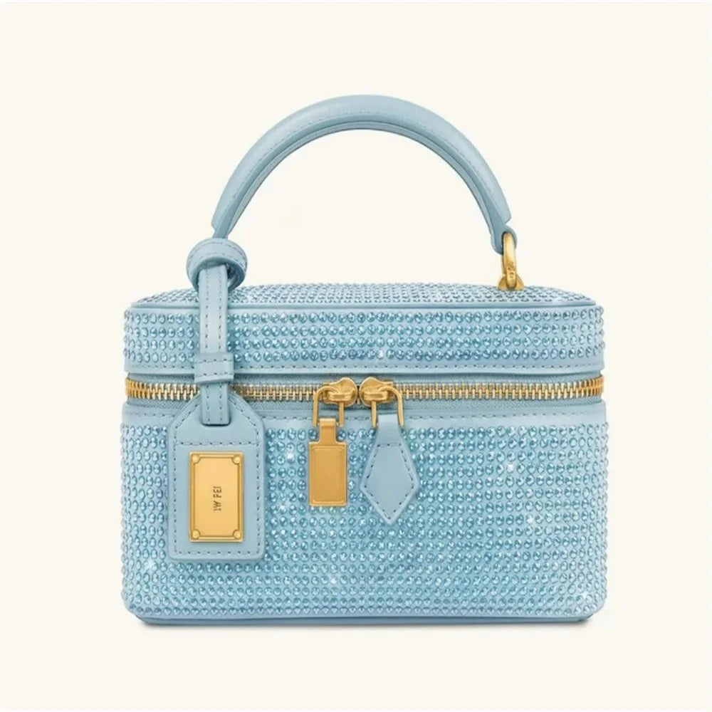 Bolso Caja con Diamantado