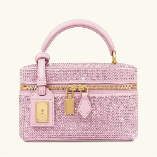 Bolso Caja con Diamantado