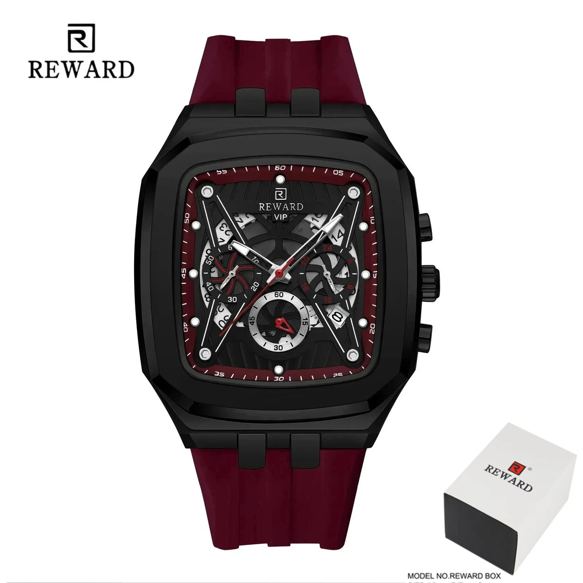 Reloj Deportivo para Hombre, Resistente al Agua, Luminoso, Cronógrafo y Calendario