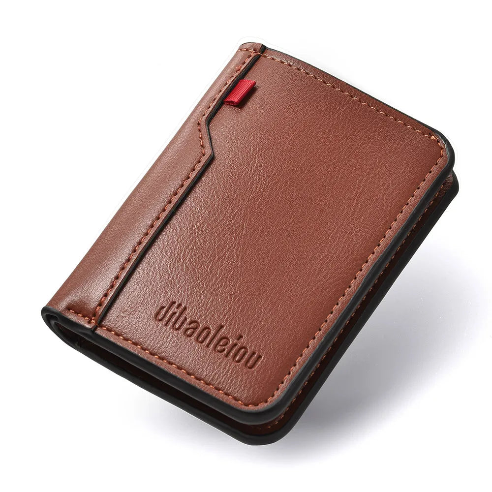 Cartera Corta para Hombre Multi-Tarjetas, Monedero y Porta Tarjetas de Crédito, Estilo Casual