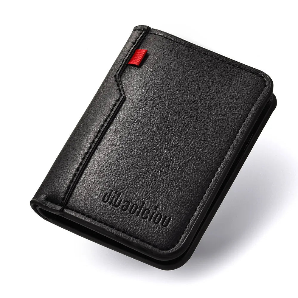 Cartera Corta para Hombre Multi-Tarjetas, Monedero y Porta Tarjetas de Crédito, Estilo Casual