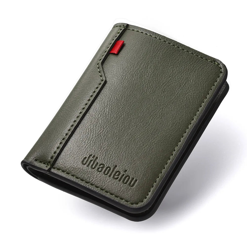 Cartera Corta para Hombre Multi-Tarjetas, Monedero y Porta Tarjetas de Crédito, Estilo Casual