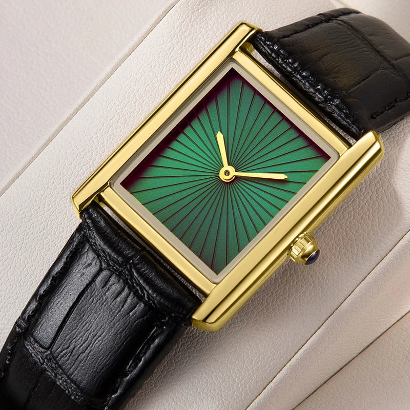 Relojes de Pareja para Hombre y Mujer, Moda, Correa de Cuero, Resistente al Agua, Cuarzo