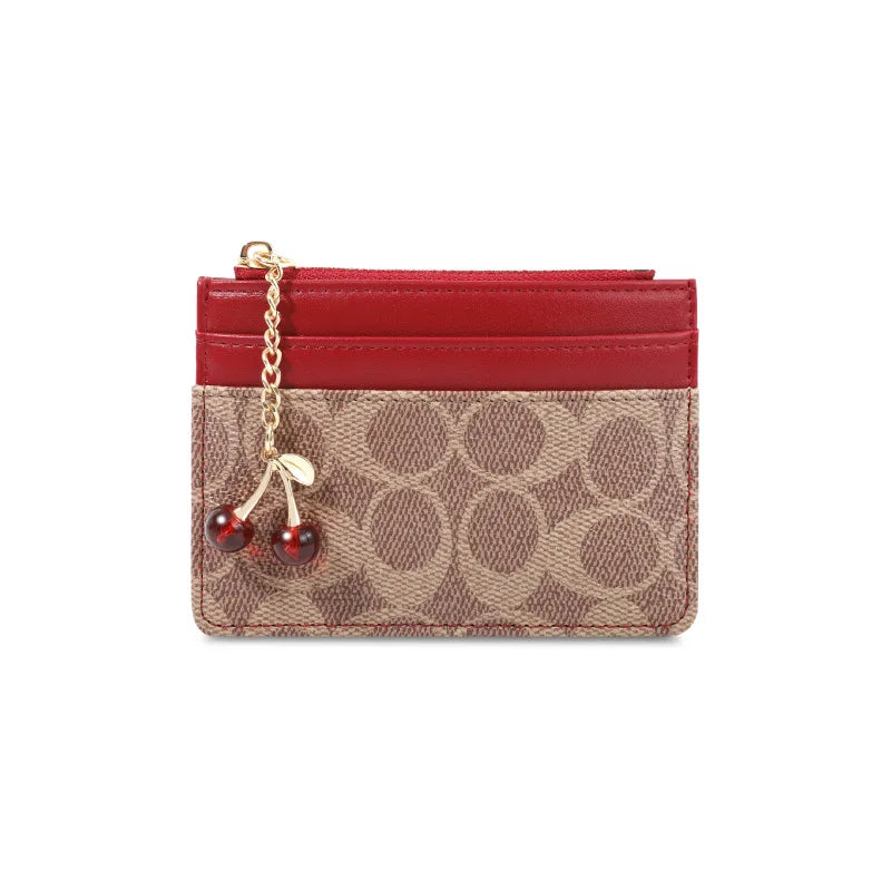 Cartera Pequeña de Lujo para Mujer Tarjetero Multifunción