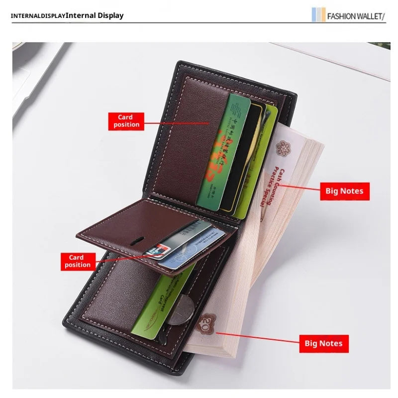 Cartera de Hombre Multi Tarjetero con Monedero