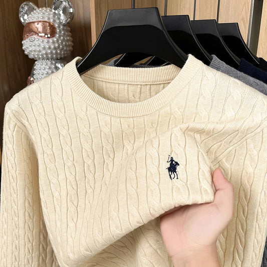 Jersey de punto de lujo para hombre