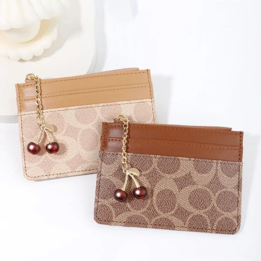 Cartera Pequeña de Lujo para Mujer Tarjetero Multifunción