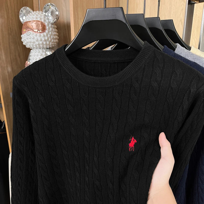 Jersey de punto de lujo para hombre