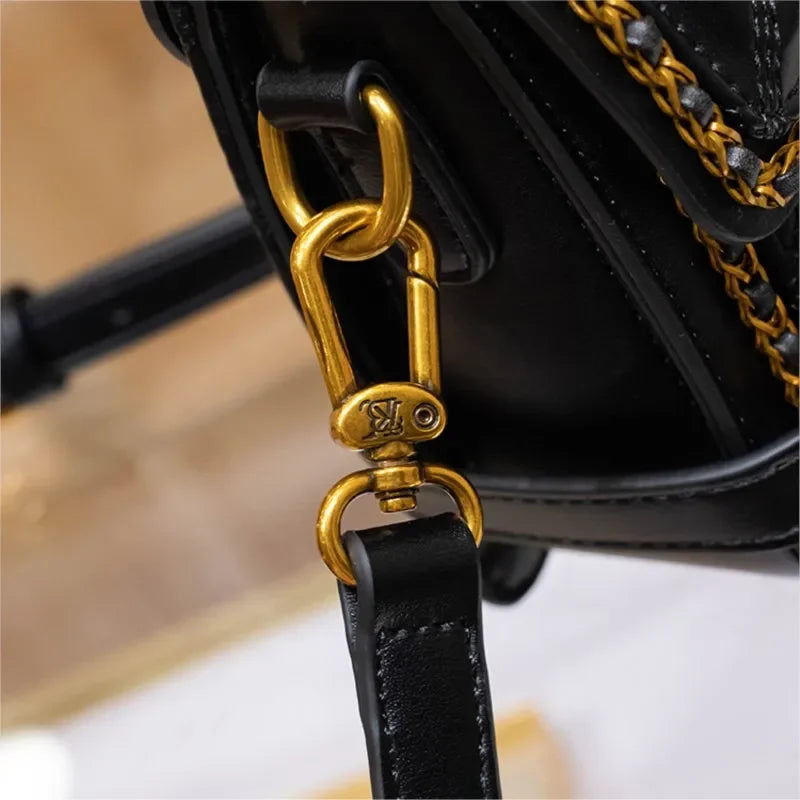 Bolso de Lujo para  Mujer con Diseño de Diamantes y Cuero Sintético