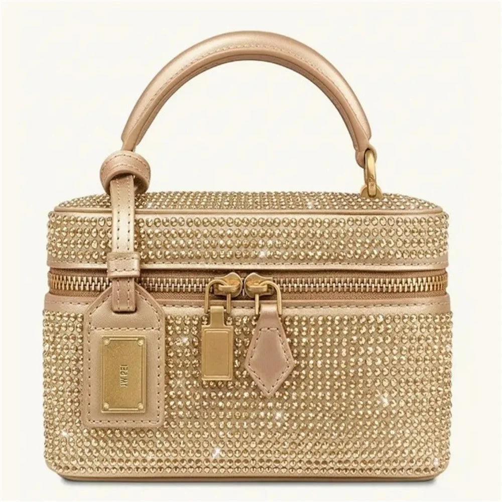 Bolso Caja con Diamantado