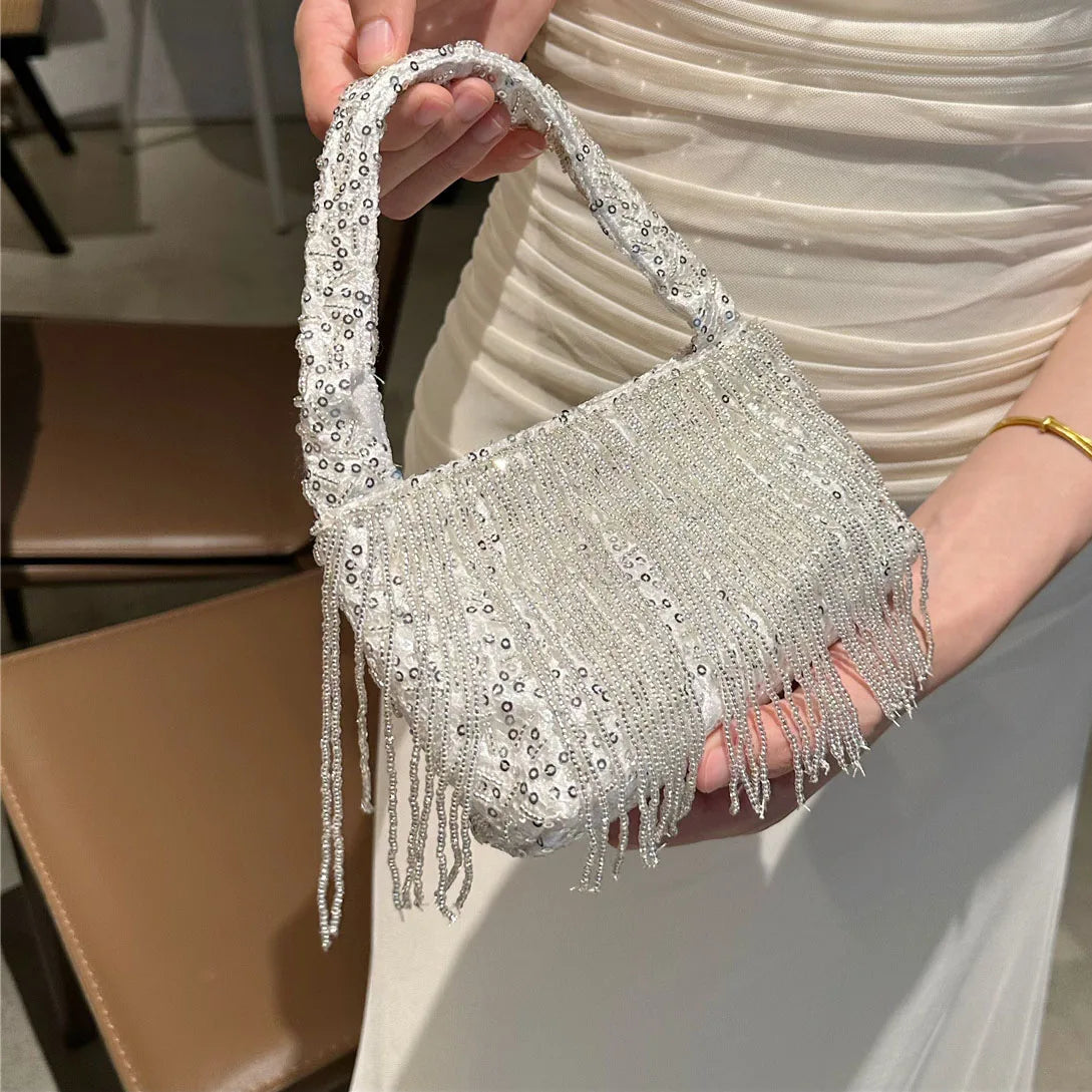 Bolso de Noche Artesanal con Estilo Francés de Lujo