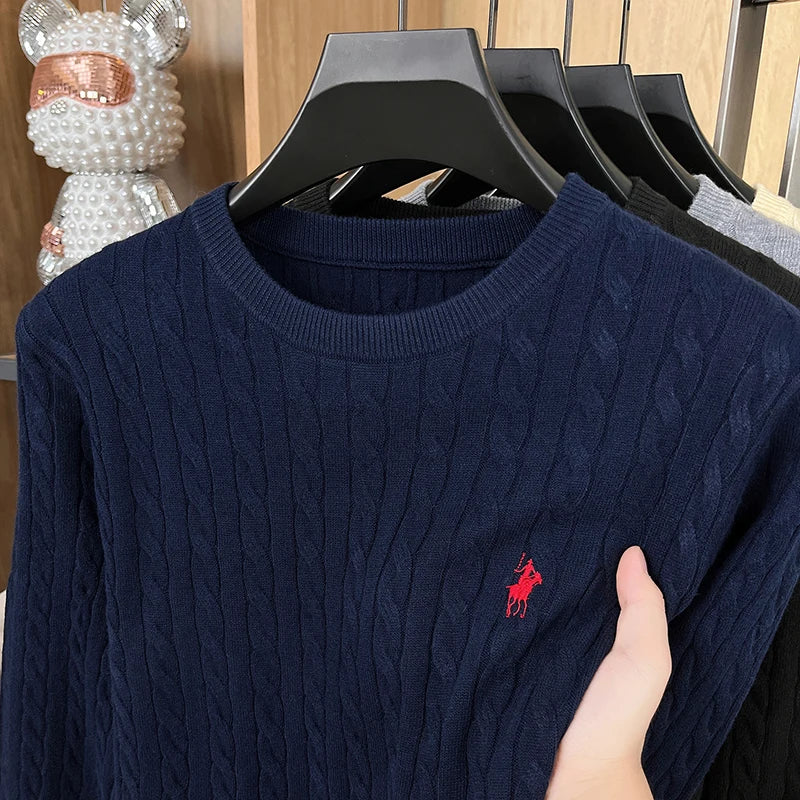 Jersey de punto de lujo para hombre