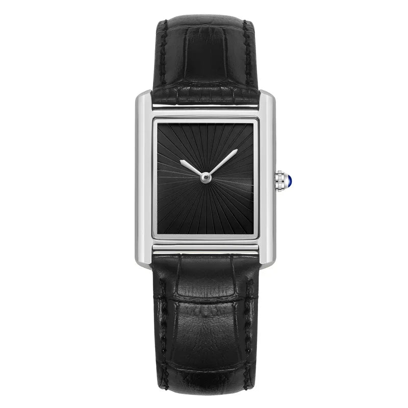 Relojes de Pareja para Hombre y Mujer, Moda, Correa de Cuero, Resistente al Agua, Cuarzo