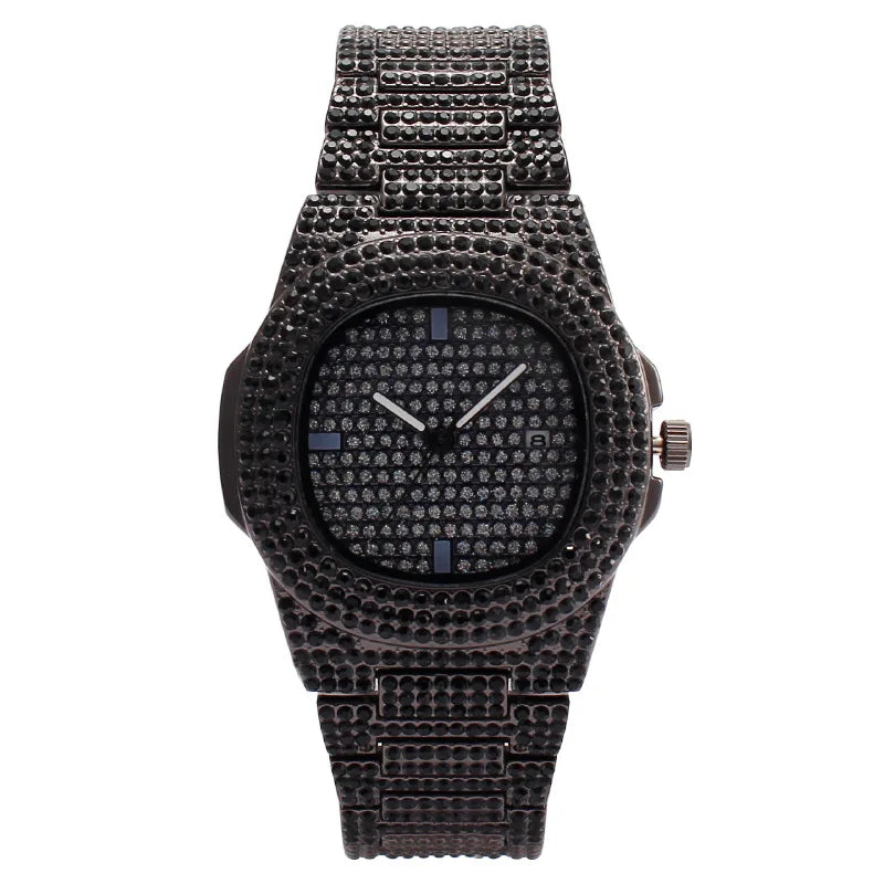 Reloj de Mujer Full Diamond con Calendario · Lujo en tu Muñeca