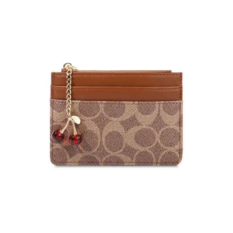 Cartera Pequeña de Lujo para Mujer Tarjetero Multifunción