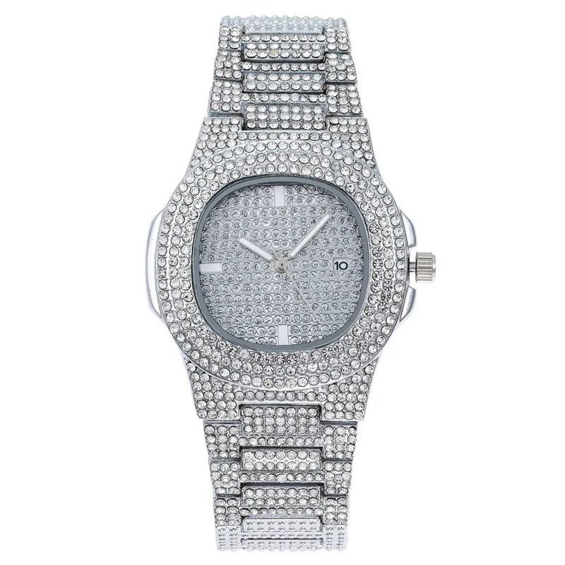 Reloj de Mujer Full Diamond con Calendario · Lujo en tu Muñeca