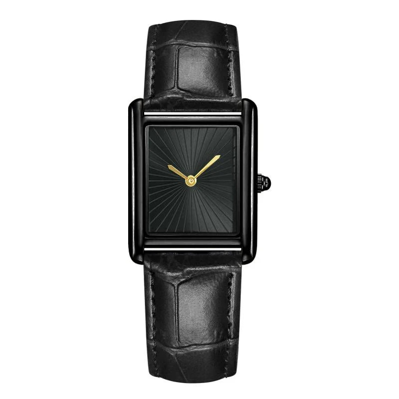 Relojes de Pareja para Hombre y Mujer, Moda, Correa de Cuero, Resistente al Agua, Cuarzo