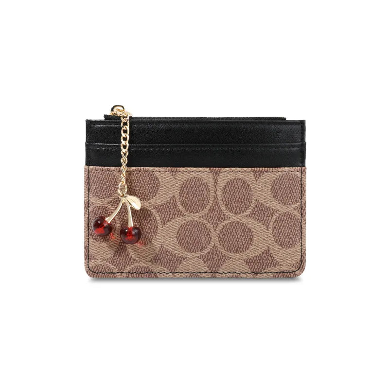Cartera Pequeña de Lujo para Mujer Tarjetero Multifunción