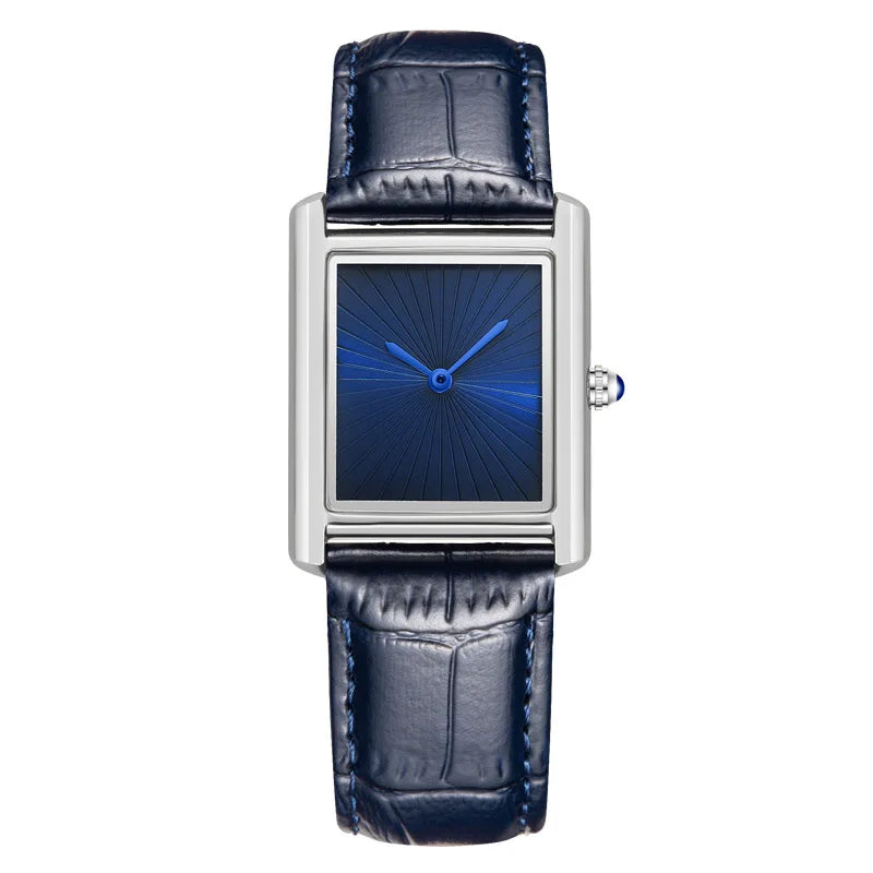 Relojes de Pareja para Hombre y Mujer, Moda, Correa de Cuero, Resistente al Agua, Cuarzo