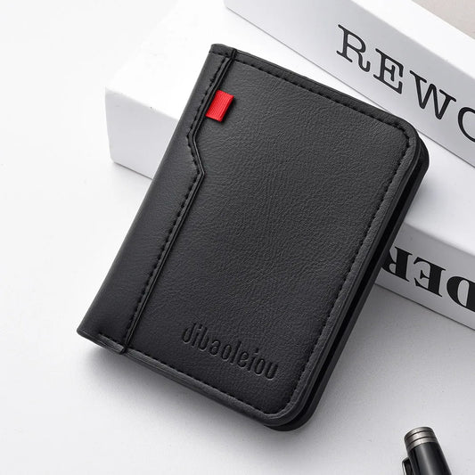 Cartera Corta para Hombre Multi-Tarjetas, Monedero y Porta Tarjetas de Crédito, Estilo Casual