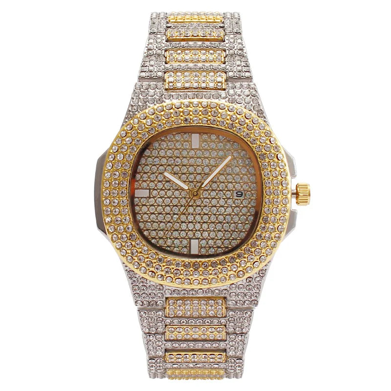 Reloj de Mujer Full Diamond con Calendario · Lujo en tu Muñeca