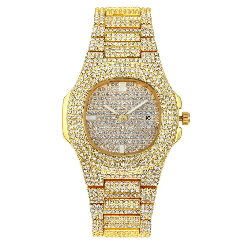 Reloj de Mujer Full Diamond con Calendario · Lujo en tu Muñeca