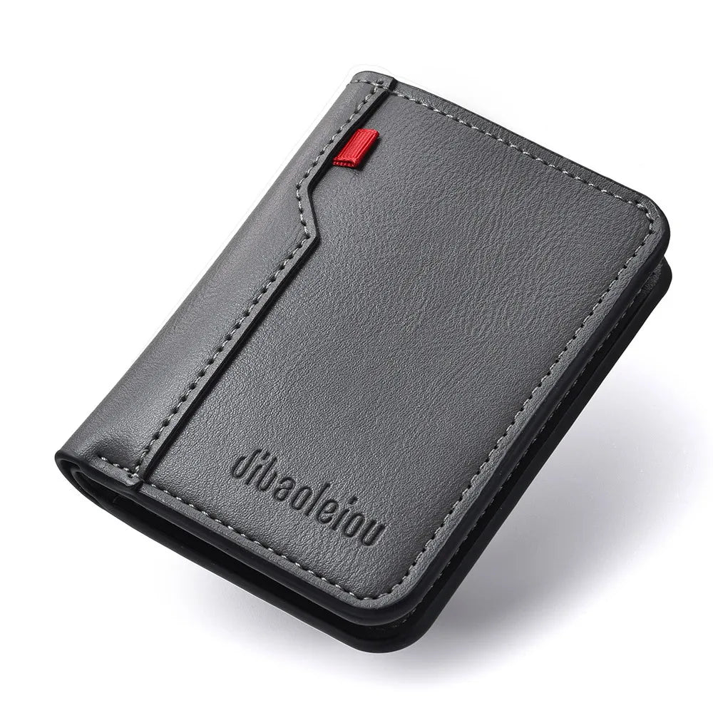 Cartera Corta para Hombre Multi-Tarjetas, Monedero y Porta Tarjetas de Crédito, Estilo Casual