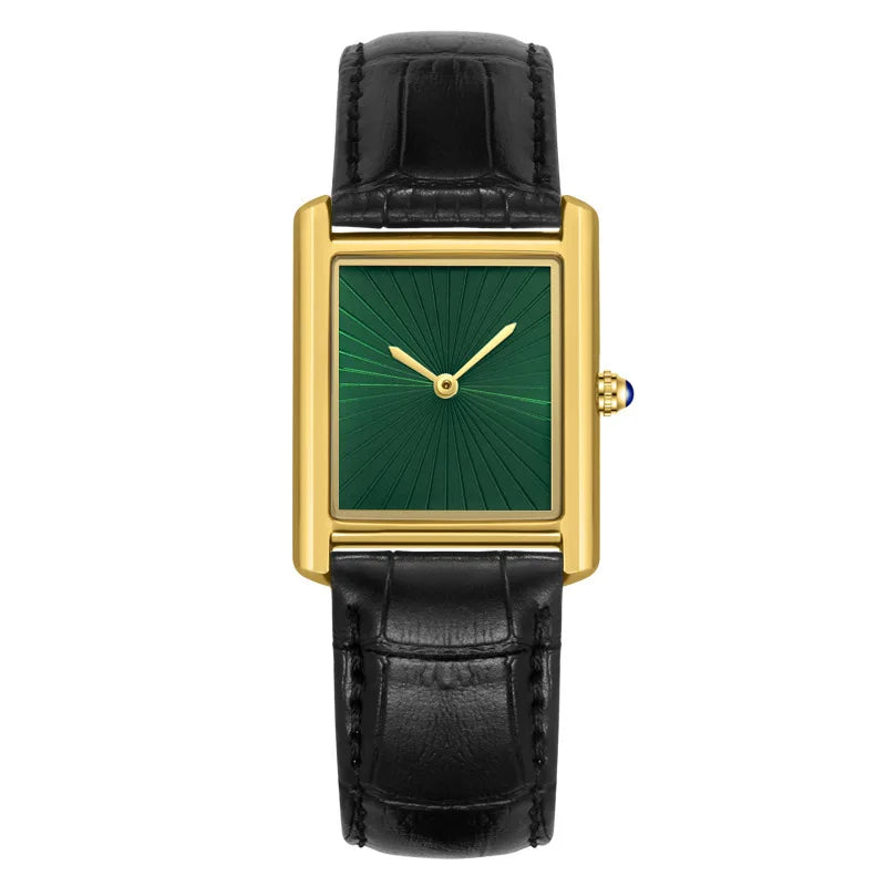 Relojes de Pareja para Hombre y Mujer, Moda, Correa de Cuero, Resistente al Agua, Cuarzo