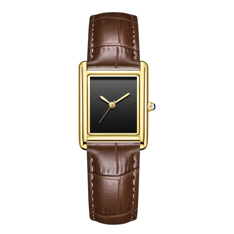 Relojes de Pareja para Hombre y Mujer, Moda, Correa de Cuero, Resistente al Agua, Cuarzo