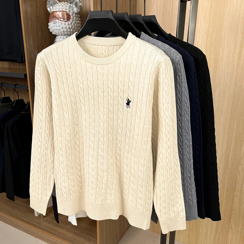 Jersey de punto de lujo para hombre