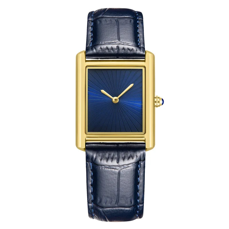 Relojes de Pareja para Hombre y Mujer, Moda, Correa de Cuero, Resistente al Agua, Cuarzo