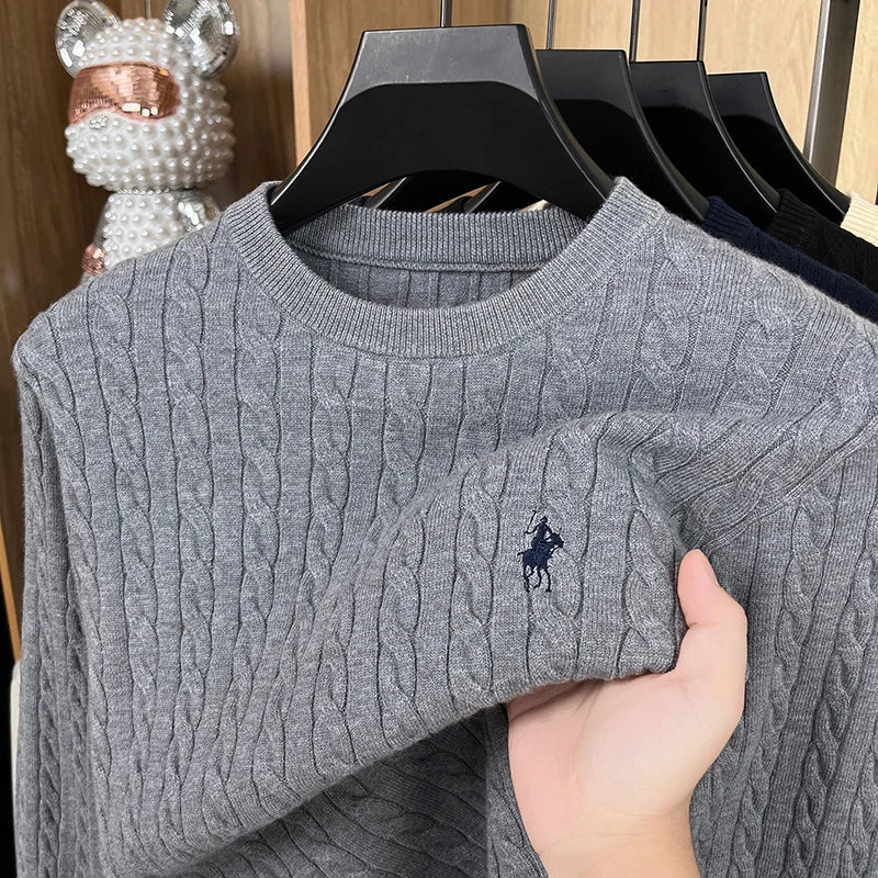 Jersey de punto de lujo para hombre