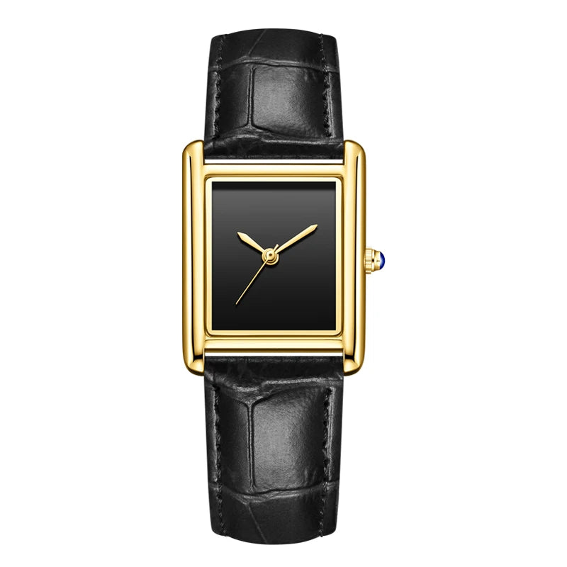 Relojes de Pareja para Hombre y Mujer, Moda, Correa de Cuero, Resistente al Agua, Cuarzo
