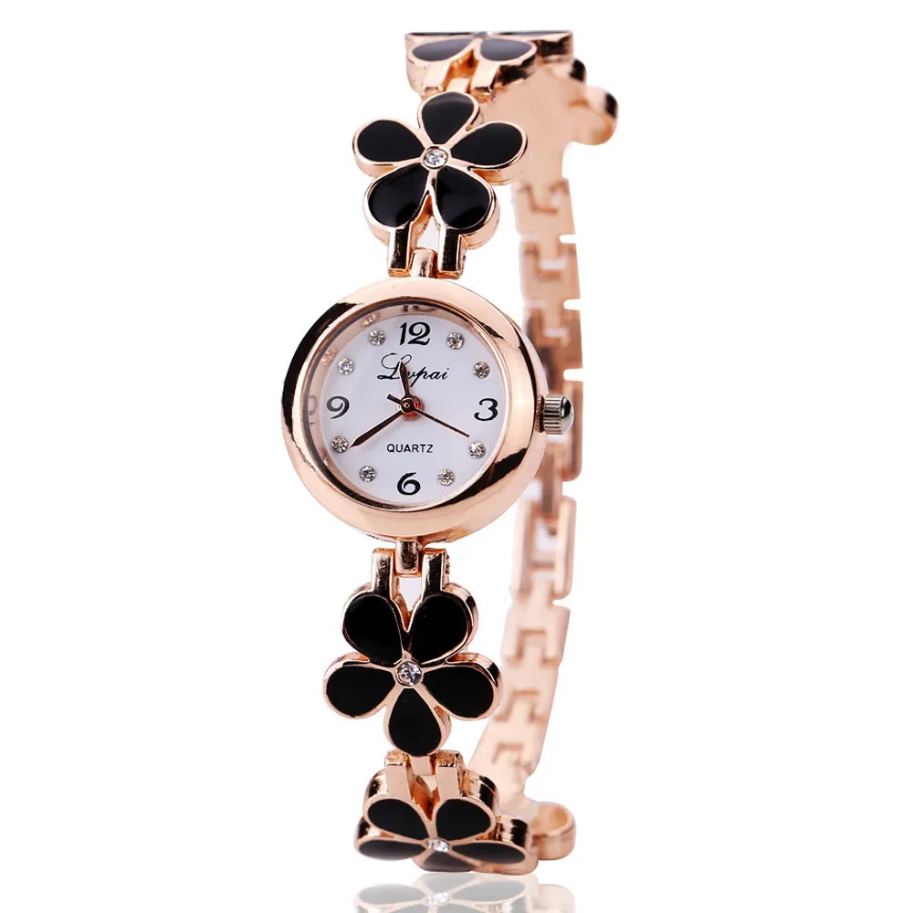 Reloj Pulsera de Lujo para Mujer con Diamantes y Esfera Elegante
