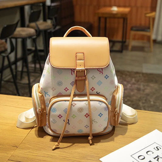 Mochila de lujo para mujer estilo fashion para viaje, trabajo y universidad
