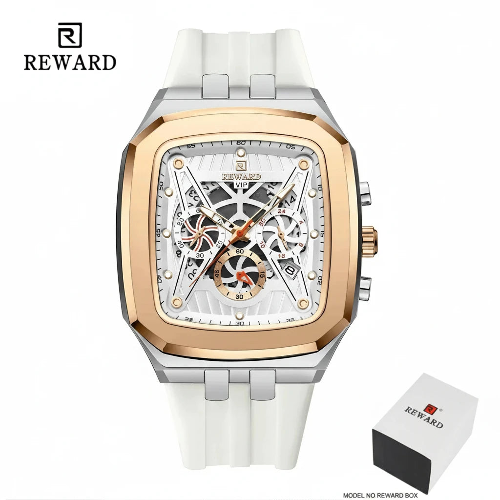 Reloj Deportivo para Hombre, Resistente al Agua, Luminoso, Cronógrafo y Calendario