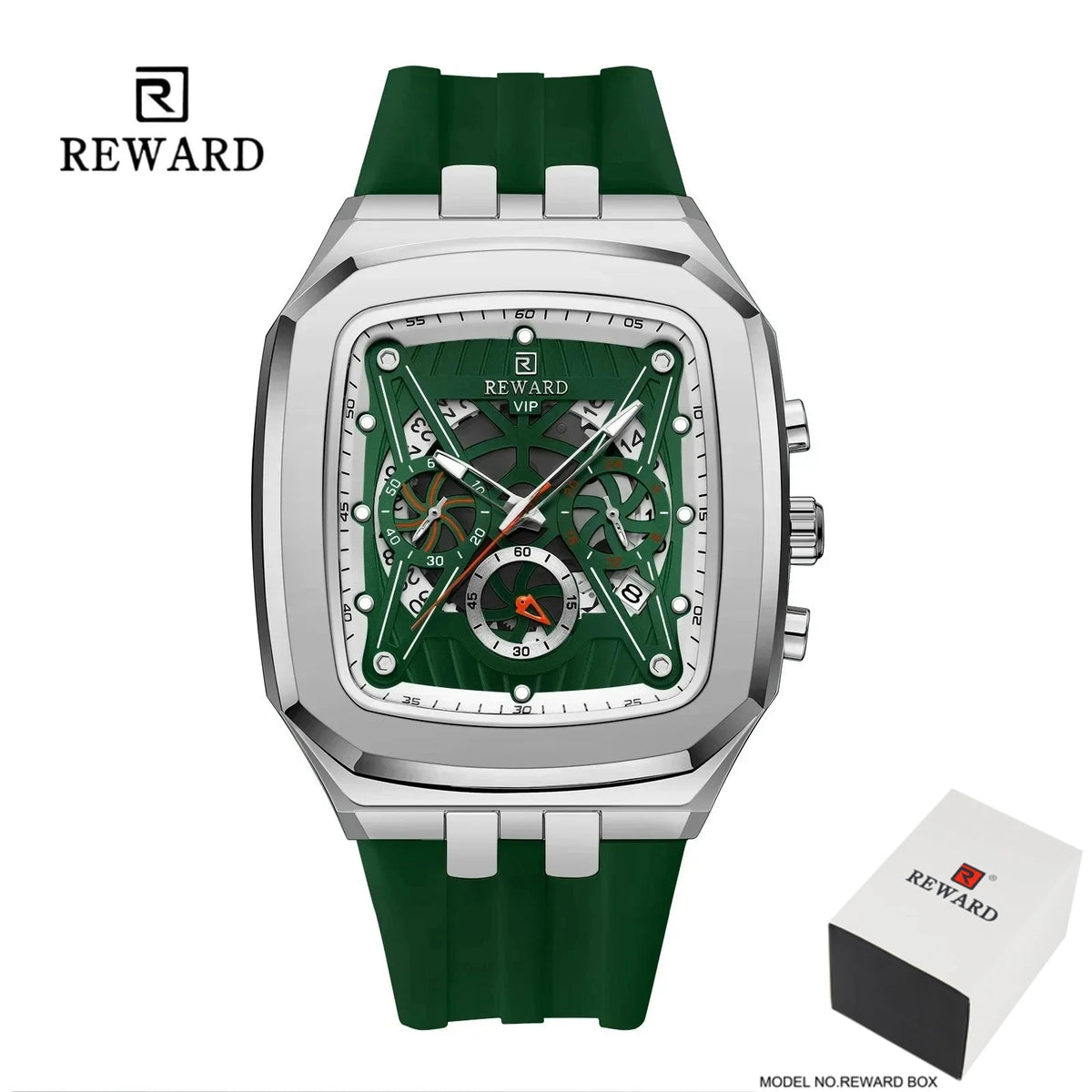Reloj Deportivo para Hombre, Resistente al Agua, Luminoso, Cronógrafo y Calendario