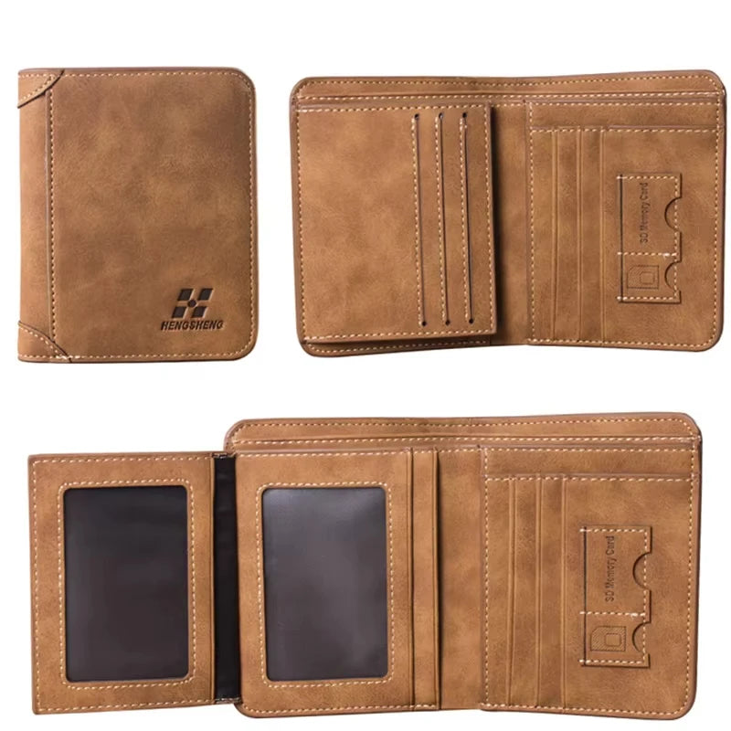 Cartera Billetera para Hombre Porta Tarjetas Diseño Fino y Elegante