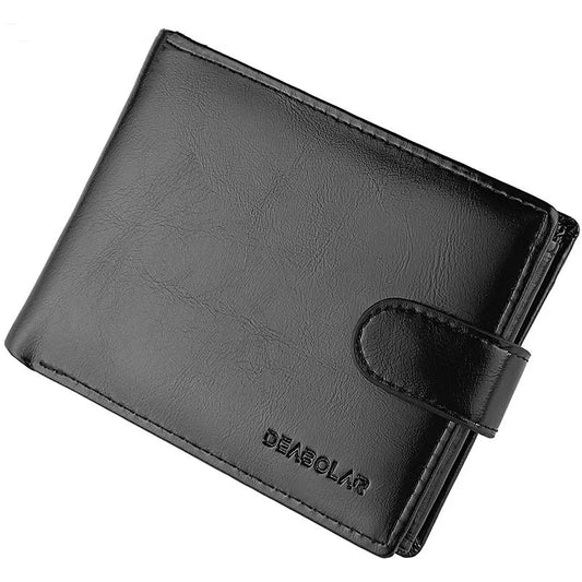 Cartera Vintage RFID de Cuero Cera de Aceite para Hombre | Monedero Trifold
