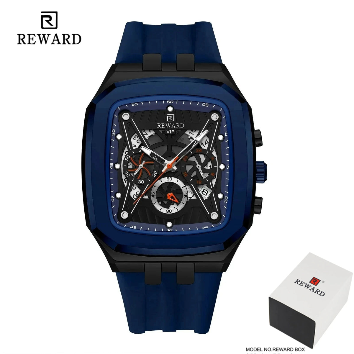 Reloj Deportivo para Hombre, Resistente al Agua, Luminoso, Cronógrafo y Calendario