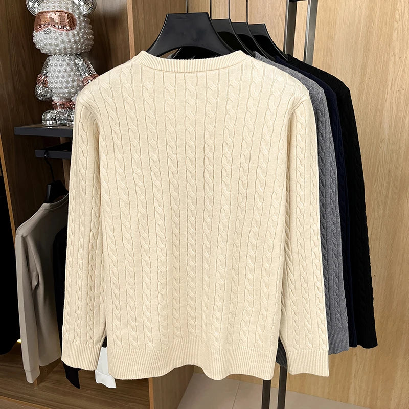 Jersey de punto de lujo para hombre